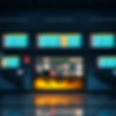 A betting kiosk at Letsrun Park with screens displaying odds and statistics